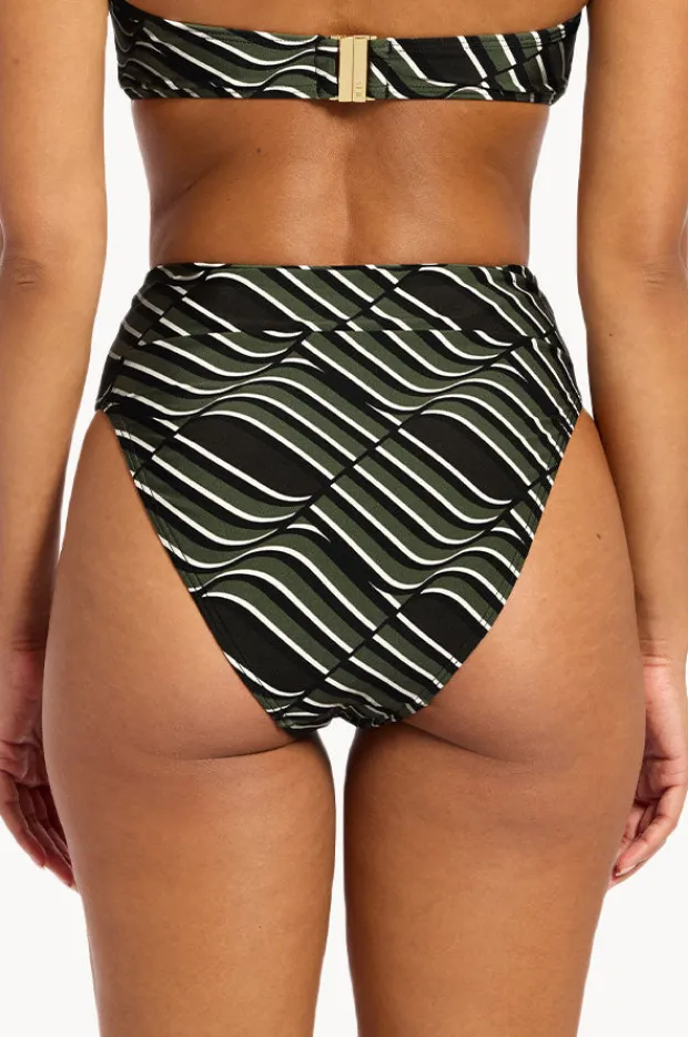 Bottoms|Jets Mirage High Waist High Leg Pant Cacti