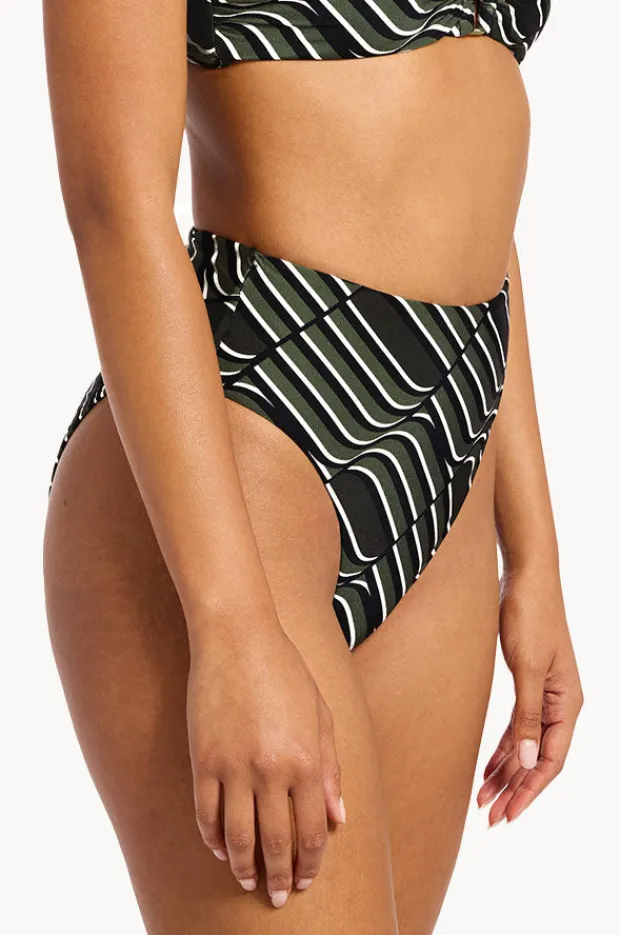 Bottoms|Jets Mirage High Waist High Leg Pant Cacti