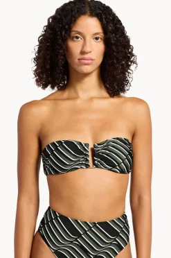 Bikini Tops|Jets Mirage U Trim Bandeau Cacti