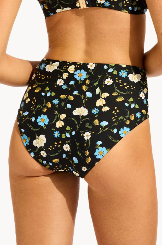 Bottoms|Seafolly Modern Romance High Waisted Pant Black