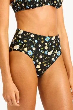 Bottoms|Seafolly Modern Romance High Waisted Pant Black