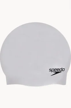 Swim Caps|Speedo Moulded Silicone Cap Chrome