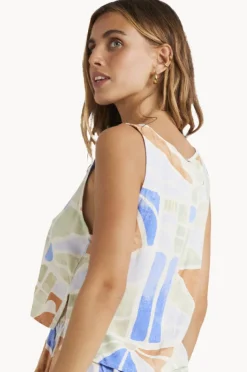 Tops|Billabong Mystic Tides Tie Top Multi