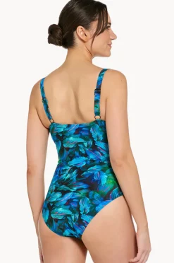 One Pieces|Zoggs Mystic Underwire Classicback One Piece Blue