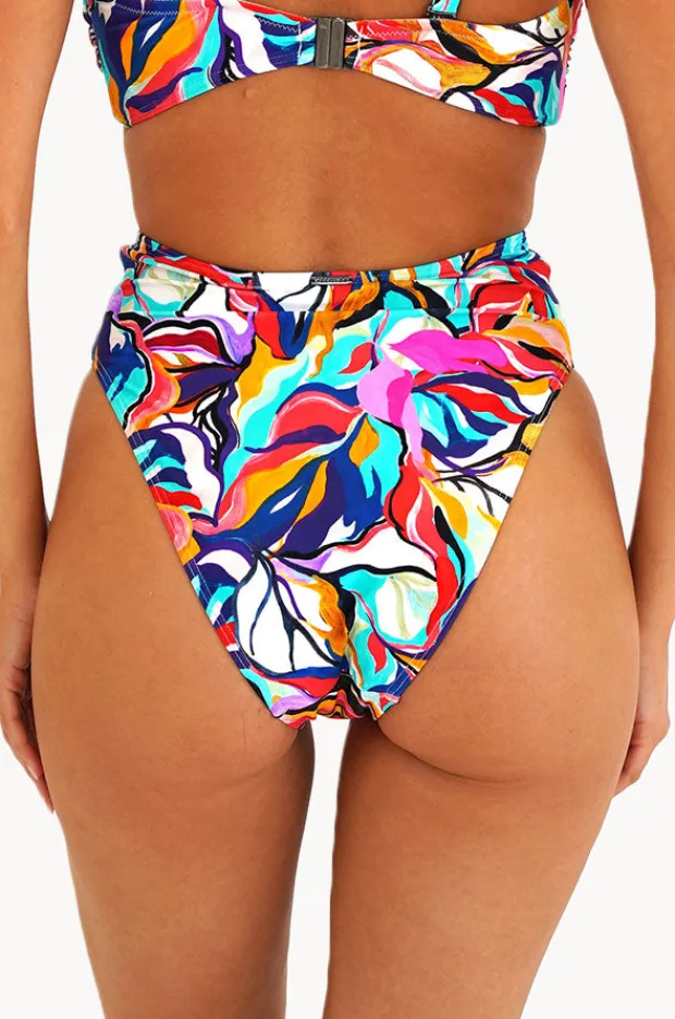 Bottoms|Moontide Nadia High Leg Gathered Pant Multi