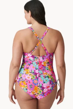 One Pieces|Prima Donna Najac G Cup Plunge One Piece Pink/Multi