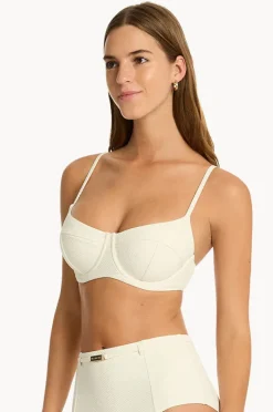 Bikini Tops|Sea Level Nautique Balconette Bra Coconut