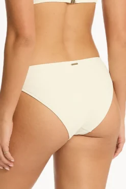 Bottoms|Sea Level Nautique Chain Link Bikini Pant Coconut