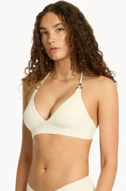 Bikini Tops|Sea Level Nautique Longline Halter Coconut