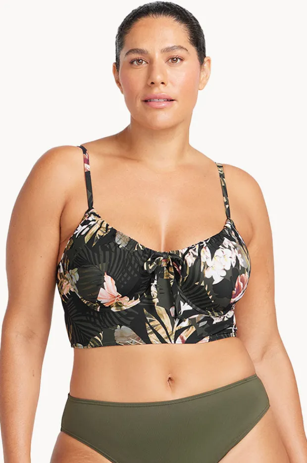 Bikini Tops|Artesands Neo Du Palmis Degas D/DD Cup Midriff Bra Black