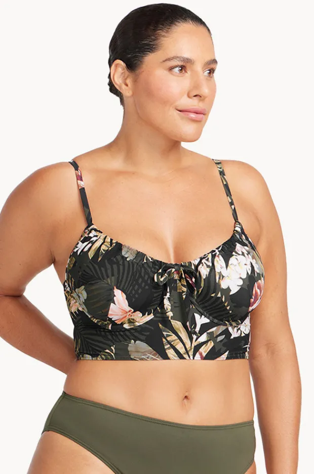 Bikini Tops|Artesands Neo Du Palmis Degas D/DD Cup Midriff Bra Black