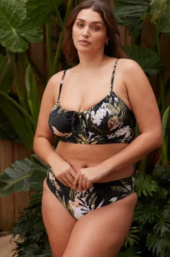 Bikini Tops|Artesands Neo Du Palmis Degas D/DD Cup Midriff Bra Black