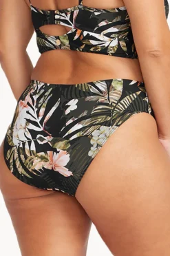 Bottoms|Artesands Neo Du Palmis Monet Mid Rise Pant Black