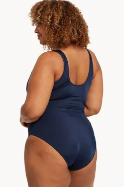 One Pieces|Zoggs Neon Crystal Scoopback One Piece Navy/Multi