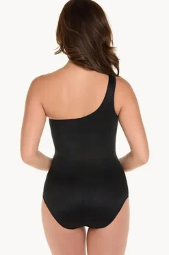 One Pieces|Miraclesuit Network Jena Mesh One Piece Black