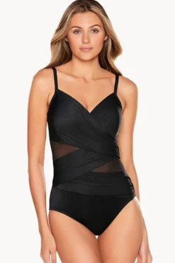 One Pieces|Miraclesuit Network Mystique One Piece Black