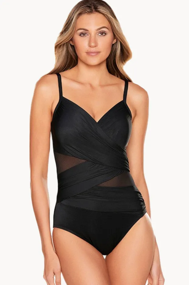 One Pieces|Miraclesuit Network Mystique One Piece Black