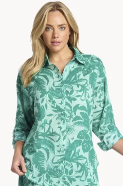 Tops|Sunseeker Neverland Boyfriend Shirt Envy