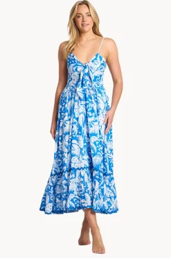 Dresses|Sunseeker Neverland Tie Front Dress Cloud