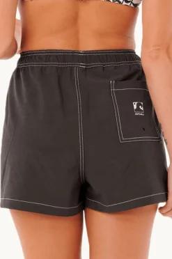Boardshorts|Rip Curl New Wave 5" Boardshort Black/white