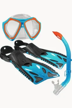 Snorkelling|Land u0026 Sea Sports Nipper Junior Snorkel Set Blue