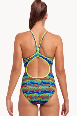 One Pieces|Funkita No Cheating Diamond Back One Piece No cheating blue