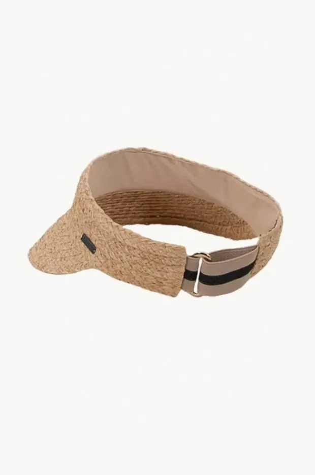 Headwear|Rigon Noosa Raffia Visor Natural