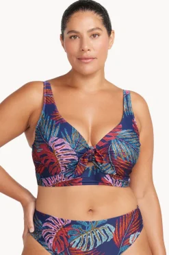 Bikini Tops|Artesands Nu Ornare Cezanne D/DD Cup Midriff Bra Navy