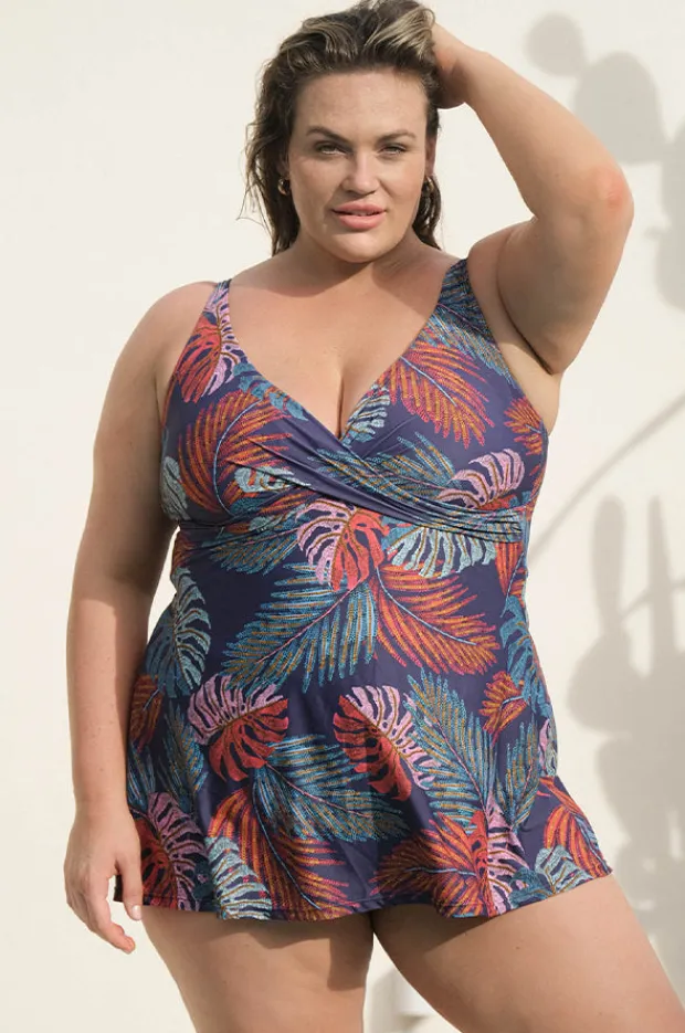 One Pieces|Artesands Nu Ornare Delacroix Swim Dress Navy