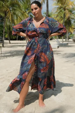 Dresses|Artesands Nu Ornare Elgar Maxi Dress Navy