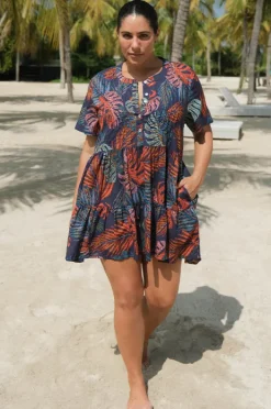 Dresses|Artesands Nu Ornare Gershwin Short Dress Navy