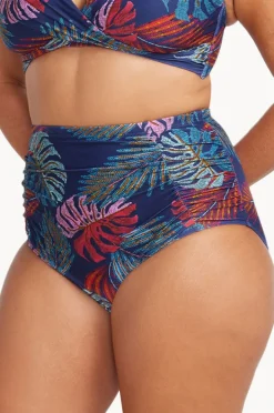 Bottoms|Artesands Nu Ornare Raphael High Waist Pant Navy