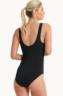 One Pieces|Poolproof Oasis E/F Cup Vee One Piece BLACK