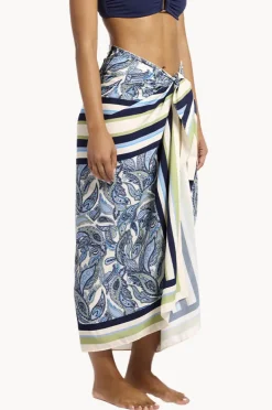 Sarongs|Jets Oasis Paisley Sarong Ink