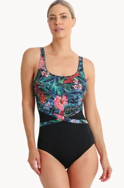 One Pieces|Poolproof Oasis Splice One Piece Black