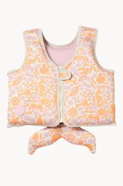 Floaties & Swim Aids|Floaties & Swim Aids|Sunny Life Ocean Magic Swim Vest 3-6 Years Pink