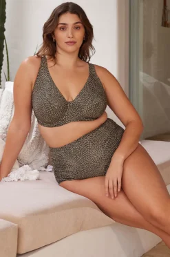 Bikini Tops|Artesands Onda Perspective Goya G Cup Bra Olive