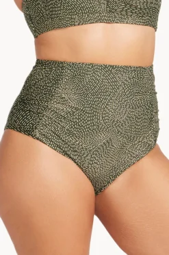 Bottoms|Artesands Onda Perspective Raphael High Waist Pant Olive