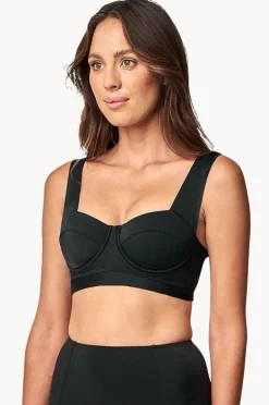 Bikini Tops|Une Piece Original Bustier Balconette BLACK