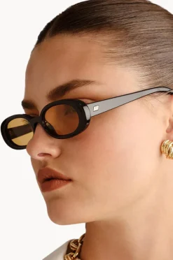 Sunglasses|Le Specs Outta Love Sunglasses Black