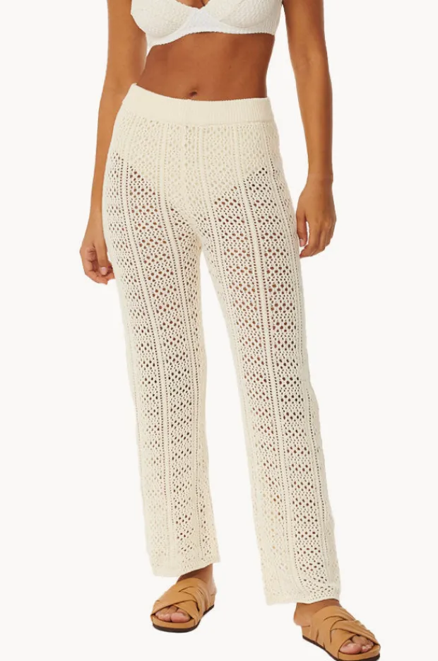 Pants|Rip Curl Pacific Dreams Crochet Pant Natural