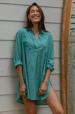 Overswim|Sunseeker Painters Shirt Moss