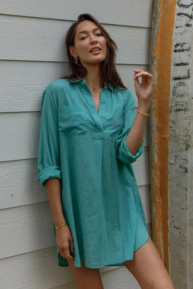 Overswim|Sunseeker Painters Shirt Moss