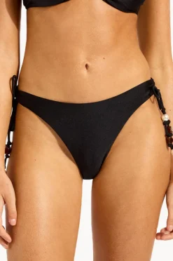 Bottoms|Seafolly Palermo Loop Tie Side Pant Black
