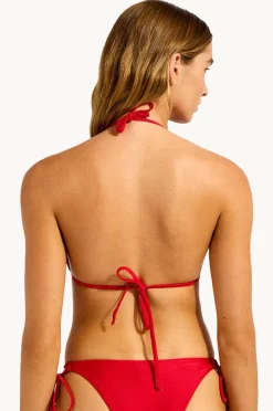 Bikini Tops|Seafolly Palermo Slide Tri Red
