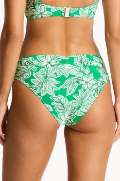 Bottoms|Sea Level Palmera V Front Mid Pant Green