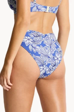 Bottoms|Sea Level Palmera V Front Mid Pant Blue