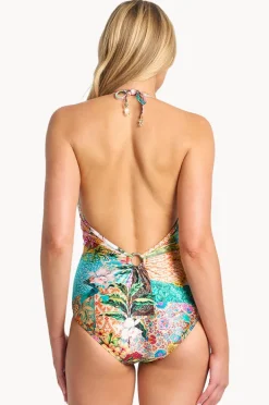 One Pieces|Sunseeker Papaya Double Ring One Piece Multi