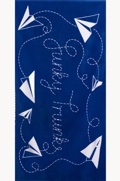Sport Towels|Funky Trunks Paper Plain Towel Navy