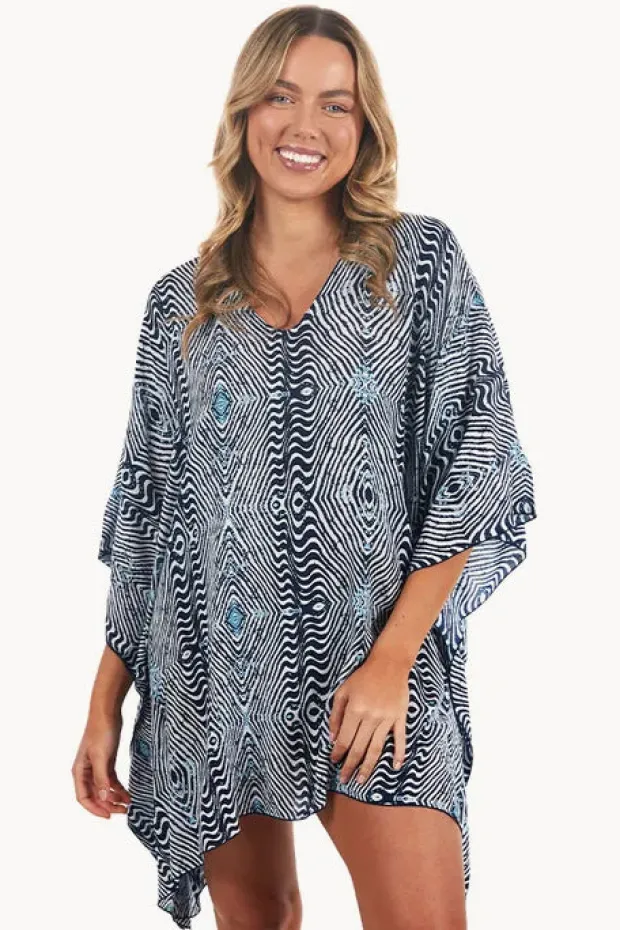 Overswim|Sundrenched Papua Short Tunic Navy